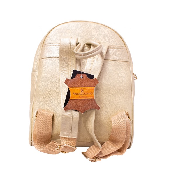AngeLozano Chiapas Chiseled Gold Backpack main image 3